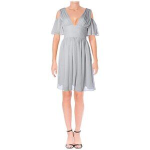 French Connection Women's Constance Drape Cold Shoulder Dress, Size 8